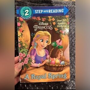 Disney Princess “A Royal Spring” Step Into Reading Level 2 Book